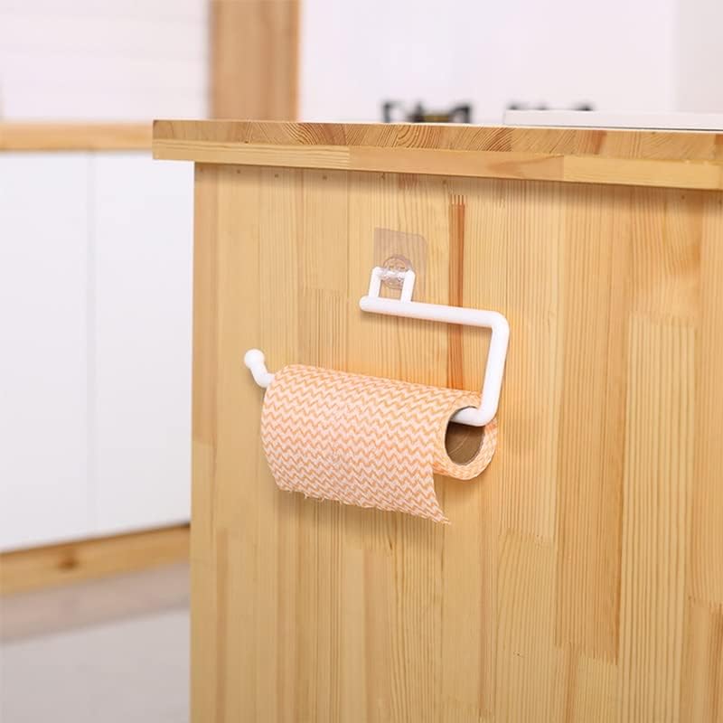 Држач за хартија за хартија за хартија, држач за хартија ролна, монтиран пешкир кујна кујна бања бања кабинет партал закачалка