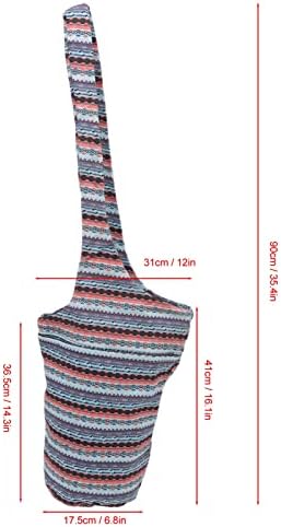 Tgoon јога торба за складирање на мат, торба за складирање на јога Оксфорд крпа лесен преклопен стилски повеќенаменски за крпи