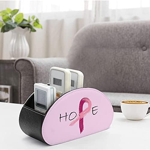 Розова лента - свеста за рак на дојка за далечински управувач за далечински управувач за складирање на кутии за складирање