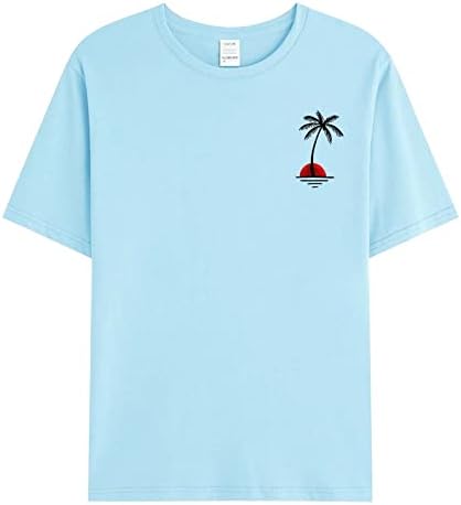 Машки графички маички меки памучни екипаж на вратот со кратки ракави маица маички новини класични улични облеки за одмор хип хоп кошули