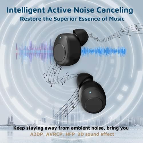 Ласуни Т20 Вистински Безжични Слушалки, Ipx7 Водоотпорни Bluetooth Слушалки, 35h Циклични Слушалки За Играње Со Куќиште За Полнење и микрофон