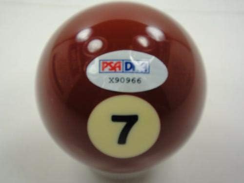 Вили Москони потпиша PSA/DNA Сертифициран автентичен #7 Билијард топка автограмирана. - автограмирани производи