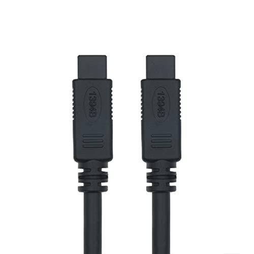 LBSC 9 игла до 9 пински 6ft FireWire Cable Meal to Male Cable FireWire 800 IEEE 1394B 9-9 кабел за Mac Pro, MacBook