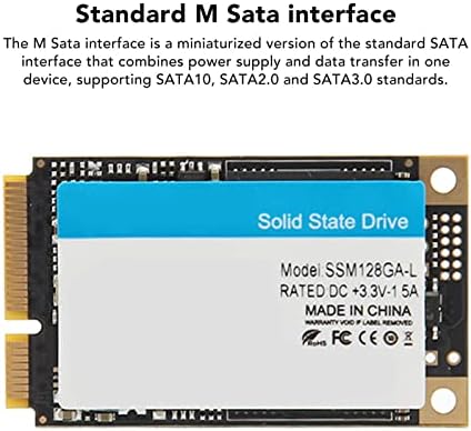 SATA 3.0 SSD, просечен алгоритам за брзина на пишување 3D TLC NAND ниска латентност MSATA SSD за работна површина