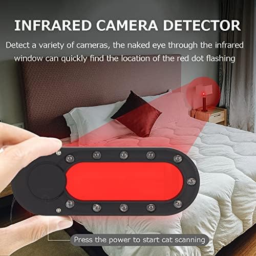 Скриен детектор за шпионски фотоапарати, инфрацрвена преносна лична видео -камера за хотели, куќи за гости, станови, сместување, изнајмување,