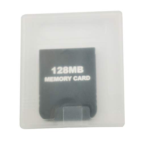 Мемориска картичка Alesuc 128MB Game компатибилна за GameCube мемориска картичка боја црна со куќиште за складирање