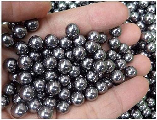 Lucknight Tireestiesse Steel Tells 304 топка од не'рѓосувачки челик, 7. 5 7. 6 7. 8 7. 81 7. 85 8.1мм, топка од не'рѓосувачки челик, киселина и алкални отпорни-8. 1mm450 зрна челична топка