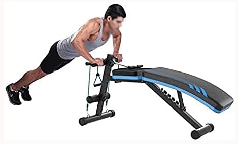 Клупа за тежина на WSSBK, прилагодлива клупа за обука на сила за целосна тренингот на телото со брзо преклопување