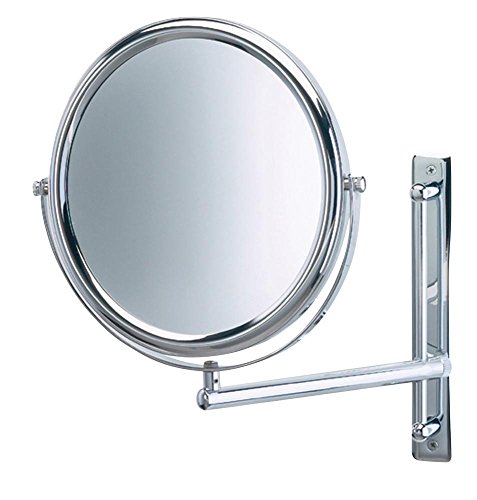 Џердон Двострано Огледало За Шминка На Ѕид-Огледало За Шминка СО Зголемување ОД 3X &засилувач; Огледало Со Дијаметар На Ѕид - 9