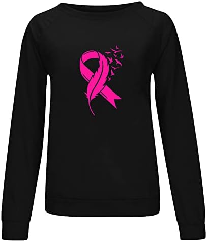 Графички аспиратор за долги ракави, надворешна облека за жени за женски свест за рак на дојка