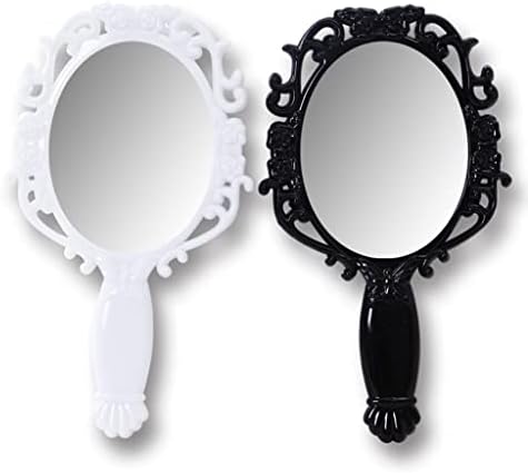 Гроздобер рачно држено огледало со рачка со огледало за шминка за бања за хотелски дом