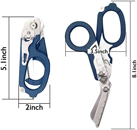 Елегални ножици за одговор при итни случаи, ножици за преклопување од не'рѓосувачки челик, клешти, алатки за спасување на ножици за спасување