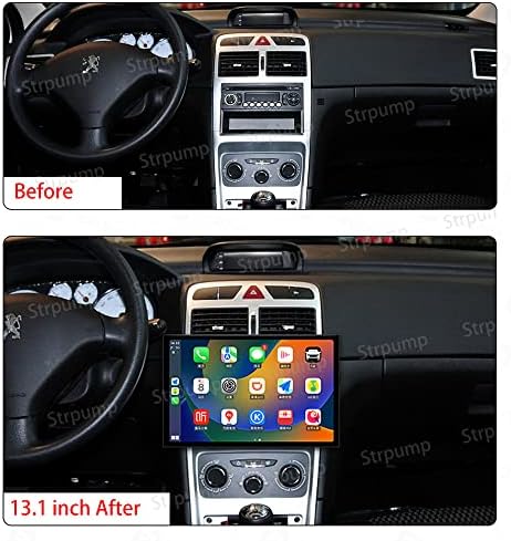 13.1 6+128gb Android 12 за 2002-2013 Peugeot 307 307CC 307sw Автомобил Стерео Радио GPS Навигација Carplay DSP Android Auto
