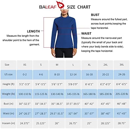 Термички кошули со долги ракави на Baleaf, ладно време, трчање, руно, обложена со потсмев на вратот со џеб