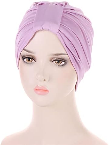 Womenенски јазол мода плетиран турбан капа за спиење капа за спиење 6мм Про продавница