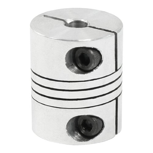 UXCELL A13052700UX0246 CNC CNC COMPLER COULLER 5mM до 5 mm Флексибилно спојување 5x5mm