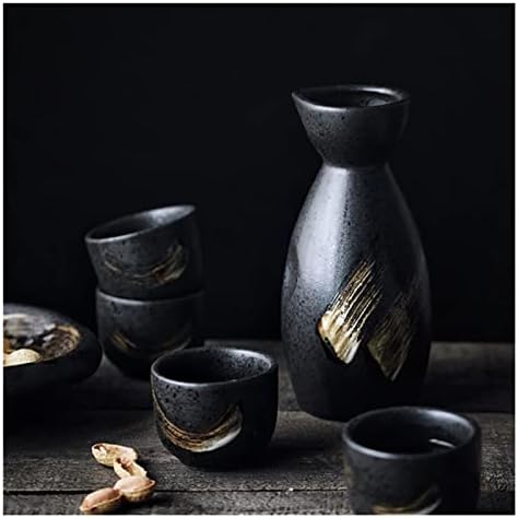 Slatiom Sake постави керамички флагон чаша чаши садови домашни бар, бело вино тенџере креативни подароци за пијалоци