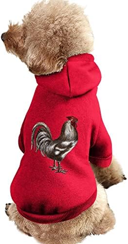Петел петел Зимски кучиња кутриња кученца стилска облека маичка модна облека за домашни миленици за мачки