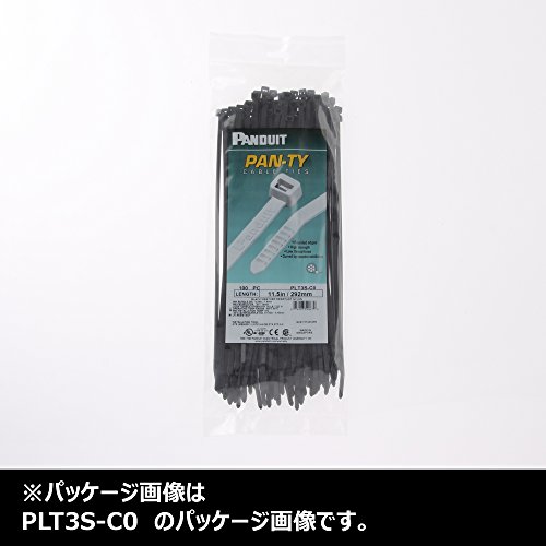 Пендиут PLT3I-M0 кабелска вратоврска, средно, отпорен на временски услови најлон 6,6, должина од 11,4 инчи, црна