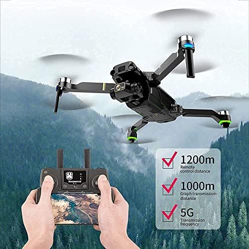 Stseeace Drone со 8K UHD камера за возрасни, 3-оски гимбален квадкоптер со EIS камера, 5G FPV Video Video, 105 мин. Долго време