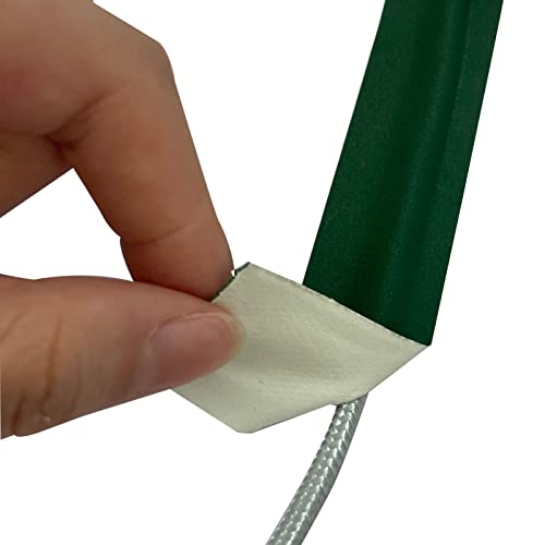 Welstik Premium одделение зелени гафри лента 1 инч, лента со тешки гафи, не-рефлективни, повеќенаменски, 1инш x 60 јарди, лесен за рипување