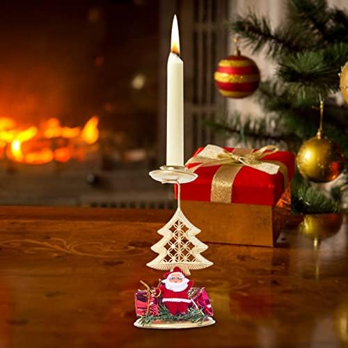 2022 Божиќни Украси За Држачи За Свеќи Од Ковано Железо Божиќна Свеќа Декорација На Маса Украси За Држачи За Свеќи Божиќен Сет