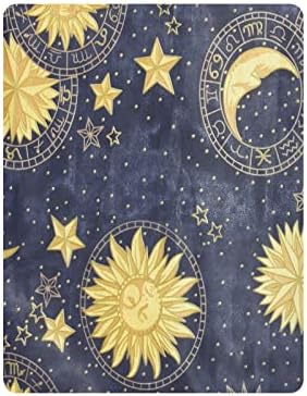 Sunвездите на Сонцето Месечина за креветчиња за момчиња Пакуваат и играат чаршафи со листови за кревање, вграден кревет за креветчиња за
