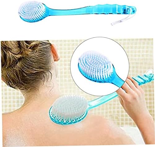 Yapthes Body Chrush Back Scrubber одводна долга рачка четка за бања, суво четкање за туш со природни влакната што ја ексфолира масажата, четка