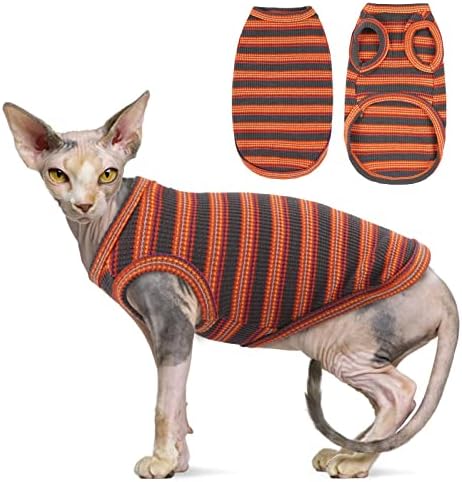 Оуб Сфинкс облека за мачки, кошули со мачки без влакна, маички со мачки од мачиња, без ракави, џемпери за мачки, миленичиња лето за
