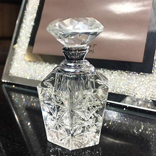H&D Hyaline & Dora Clear Art врежан кристал празен мини шише со парфем за полнење