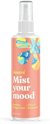 Мешавина од есенцијално масло од ароматиптус Asutra, мулти-употреба спреј за ароматерапија, 4 fl oz | За лице, тело, соби и постелнина