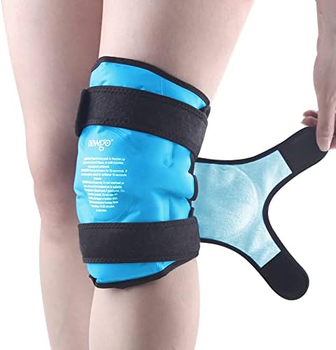Новога леден пакет за операција за замена на коленото, ладно пакување со ладно пакување со колен пакетче, обвивка за целото колено за повреди