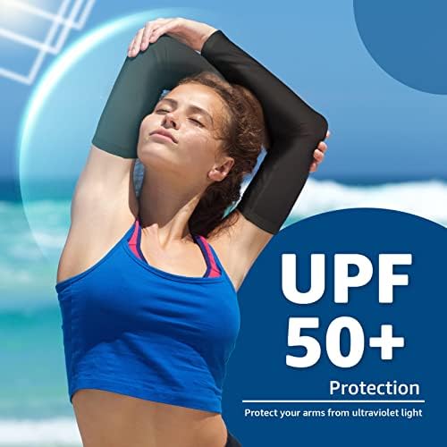 YesLife 1 пар UPF 50+ Спортен ракав за ладење за пешачење за голф, УВ Сонце за заштита од рака за мажи и жени - покривање на тетоважа