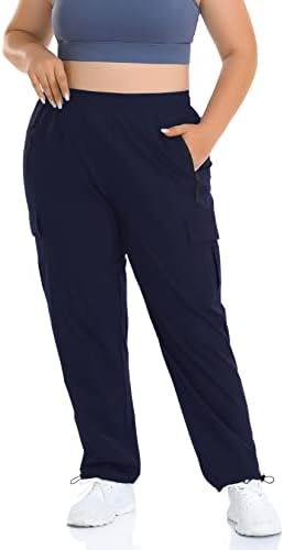 Zerdocean Plus Plus големина на отворено активни панталони за пешачење лесни суви атлетски панталони патенти џебови