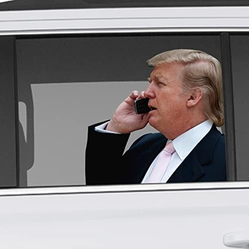 Доналд Трамп Перфориран Автомобил Прозорец Налепница-Реална Слика - Комерцијален Квалитет