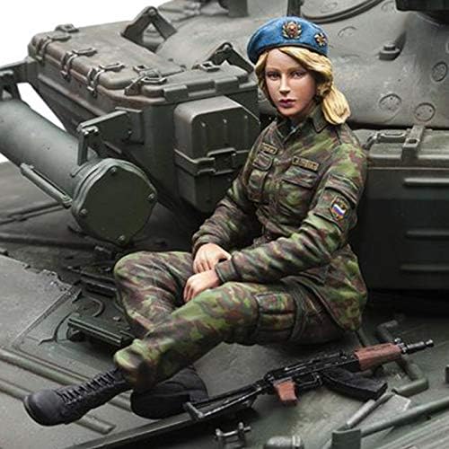 Гудмоел 1/16 Воена војна тематска руска армија комплет за модел на женски резервоари за женски резервоари/неиздржан и неконтролиран комплет за