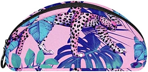 Тбуобт Козметички Кеси Чанти За Шминка За Жени, Мали Торбички За Шминка, Модерни Животни Со Леопард Принт