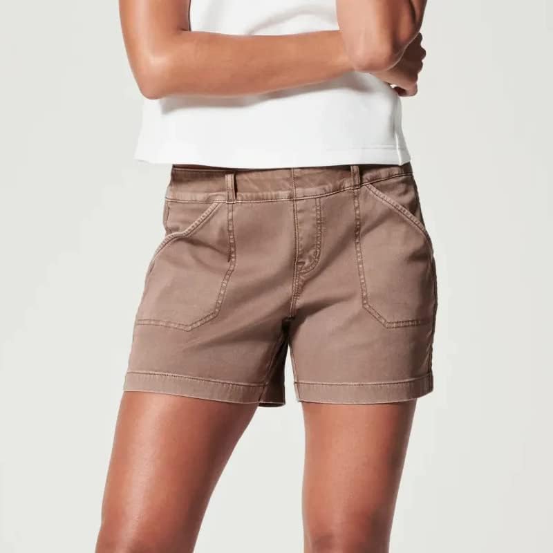 Атлетски шорцеви за жени се протегаат на разноврсни кратки панталони со џеб со џеб, плус обични тренинзи за жени