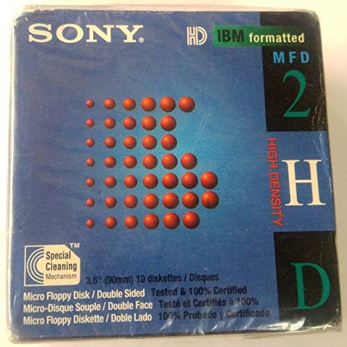Sony 10MFD2HDLF 2HD 3,5-инчен IBM форматирани флопи дискови