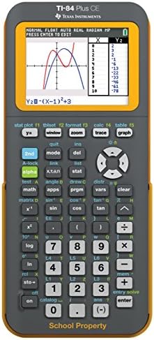 Тексас Инструменти Ti- 84plus CE наставник 10 калкулатор за графикони