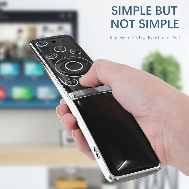 Случајот Singiuzoo Компатибилен со Samsung Smart TV Remote Glow во серијалот Dark Controller BN59, заштитник на силиконска покривка со