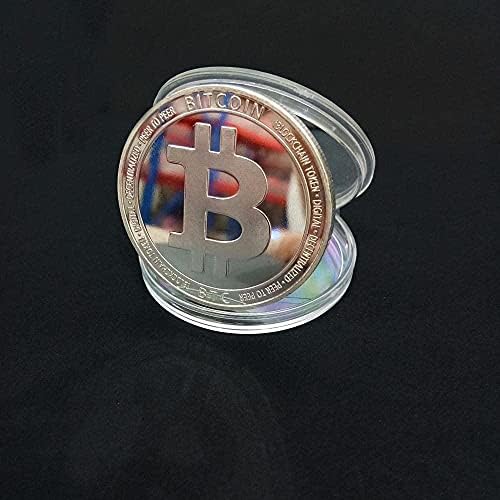 Предизвик монета Bitcoin Bitcoin виртуелна монета комеморативна монета монета медал реплика за ракотворби колекција сувенири за декорација на