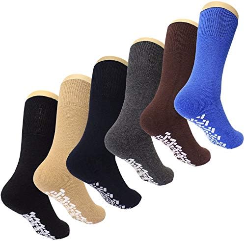 Дијабетични не -лизгачки чорапи/w Grippers за