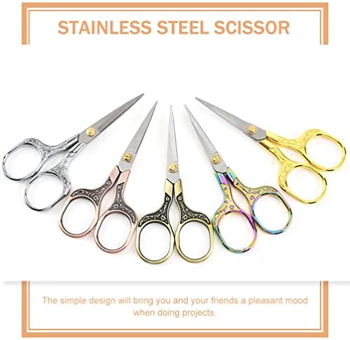 Healifty 2pcs Гроздобер везови ножици мини ножици: не'рѓосувачки челик занаетчиски занаети за шиење на навојување на навојни ножици за