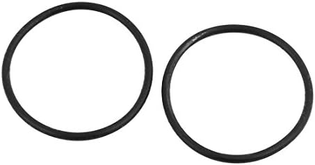 AEXIT 20 парчиња црна гума 37мм x 1,9мм отпорност на топлина што не е отпорна на маслото NBR нитрилна гума O прстен гумени шипки запечатување