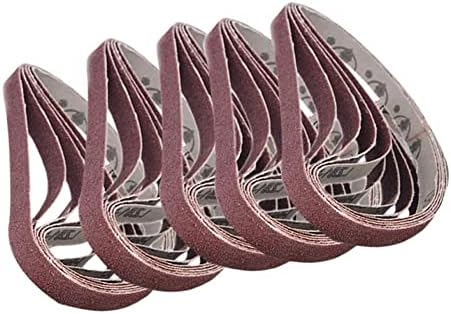 ИВЕС Комерцијален абразивен појас 20 парчиња пескачки појас 40/60/80/120GRIT Qualttiy Sander Belts Абразивен појас алатка за метална метална