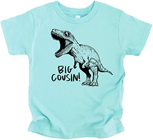 Големи маици со диносаурус за братучеди за девојчиња и момчиња забавни семејни облеки