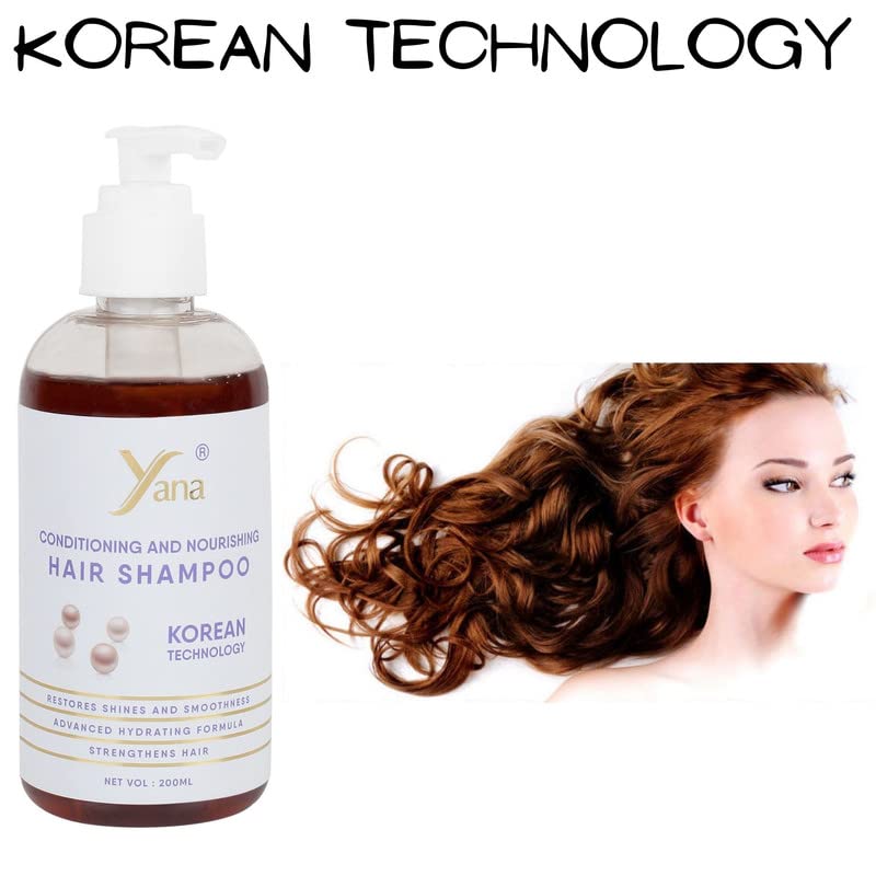 Јана шампон за коса со корејска технологија природен шампон за машка дневна употреба
