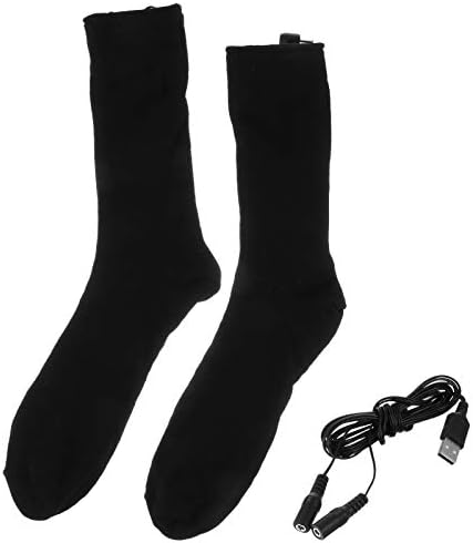 Абаодам 1 Пар Интелигентен Загреан Порибување Практичен Памучен Чорап За Греење -