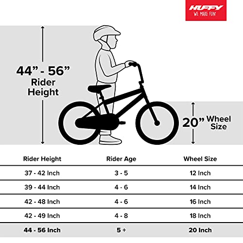 Huffy Kids Hardtail планински велосипед за момчиња, камена планина 20 инчи 6-брзини, металик цијан